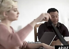 ADULT TIME - Skye Blue Fucks Her Bestie's Cheating Cure His Cold Feet! ITALIAN SUBTITLES - Skyy Blac