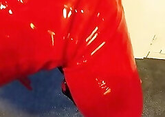 Jerk on PVC stocking