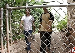 Gangbang leaves this dude with a sore ass and cum everywhere