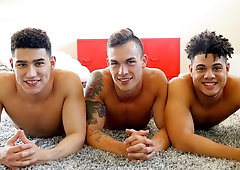 3some sex scene starring Travis Youth, Channing Rodd, and Andre Willis