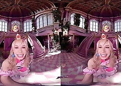 Kay Enjoyable As Princess Peach Banging In XXX SUPER MARIO BROS VR Porn
