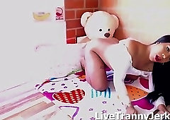 queen18 trans cams cum