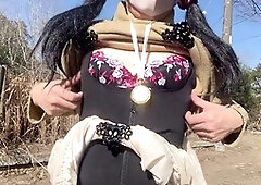 Anal plug, outdoor toilet, indignity