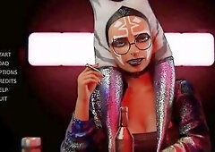 This wicked jedi is willing to give it all in mad gloryhole scene to pay the debts !