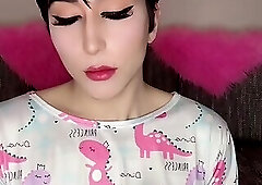 Cute Asian Femboy Full Sissification and Makeup