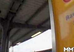 This filthy German bitch is in a league of her own and when that babe's awaiting for the bus and a random stud asks if that babe craves to go hom