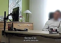 Loan4k. tempting chick has sex with loan agent to begin