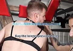 Cum-covered, young-man