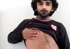 Sensational handjob under the moonlight with a hung ebony stud