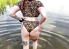 A stranger from the public beach craves to ovulate on my shlong.
