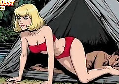 White Wife Nancy Becomes a Doxy for a Large Ebony Jungle Dong
