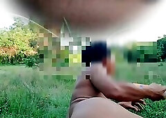 Myanmar gay naked outdoor anal play (zoom )