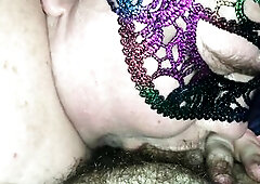 Corpulent Thot Swallows Cum For