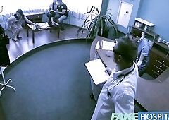 Fake Hospital Czech hottie has multiple orgasms whilst banging doctor