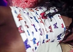 Thick Doxy in short costume backshot and ejaculation on her plump butt - povpornbox