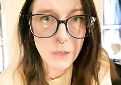 I'm your girlfriend in this clip, who knows that your shlong is getting a little...backed up those days. I've done research and discovered t