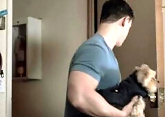 Str8togay.com: Married babe Tobias together with hawt Bud Harrison doggy sex in park