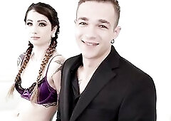 Man Jayden Marcos Gets A Unfathomable, Bawdy Rimjob From Girl Val Steele!