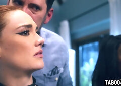 Obedient mature and ebony GF serving hubby