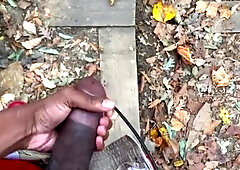 Jacking and moaing noisy with strangers at the park