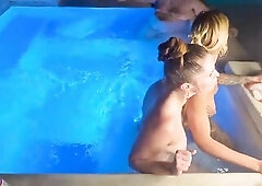 Hawt Tub Three-some With Deliah Grace & Scarlett Gushes WCA Productions