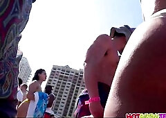 Round Ass Bikini Thongs Latina Beach Teens Voyeur Spy Cam HD