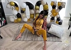 Aaliyah Yasin Horny Solo Fingering Big Boobs Arab Pussy Masturbation