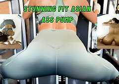 Stunning Fit Asian Ass Pump