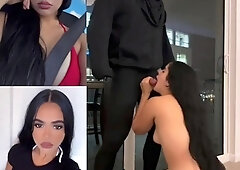 Wet and messy amateur blowjob and handjob