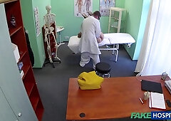 Fake Doctor Fucks His Sexy Blonde Patient In His Office