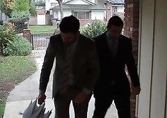 TheGayOffice - Inked enjoys sucking cock