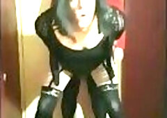 crossdresser takes ass to mouth collection