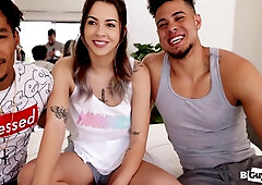 Channing Rodd And Bella Luna - Mmf Bi Stuffs His Big Cock