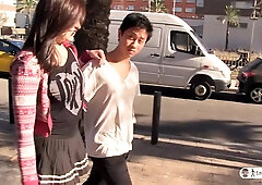 Asian Pornstar Fucks Spanish And Chinese Guys While Redhead Is Watching