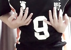 Haikyuu Kageyama Cosplay masturbation