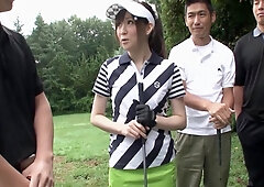 Another Day Playing Golf And Sucking For This Super Sexy And Her Handsome Man With Marin Hoshino, Rin Yuuki And Hitomi Fujiwara
