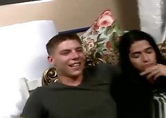 Alt twink gives sloppy blowjob before having his ass railed