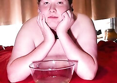 Trans Puppygirl Piddle Drinking