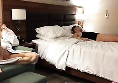 1st I Screw My GF and Then Her Ally - Cum Inside Their Cunts