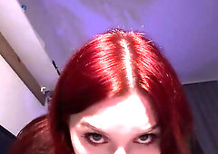 VIRTUAL SEX with Massive Redhead Breasts - Jerk Off on My Large Breasts