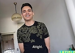 Straight latino shows up for a photoshoot anal fucked
