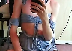 Sexxxy in glasses cumshot