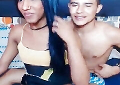 Sweet Hot Tranny Couple Having Hardcore Anal Sex