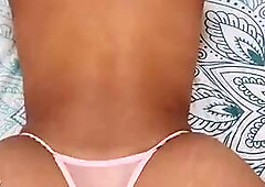 CUM IN VAGINA - My roomate always love to make me groan loud and cum inside my snatch
