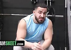 Mila Milkshake likes stretching her curvy figure and jiggling her sugary ass at the sport - teamskeet