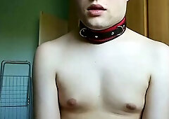Anal Chastity: Ass-to-Mouth BDSM with a Twink Amateur