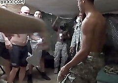 IR gay military amateur orgy after party with horny gays