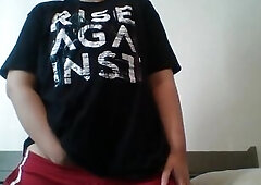 ftm dressed masturbation