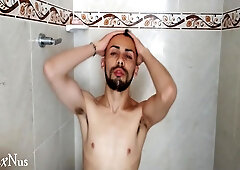 transgender guy in shower