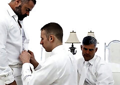 All-Mormon threesome with Elder Holland and hot anal